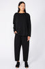 overturn top / black