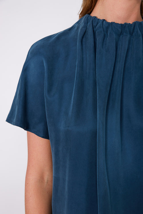 overview midi dress / dark teal