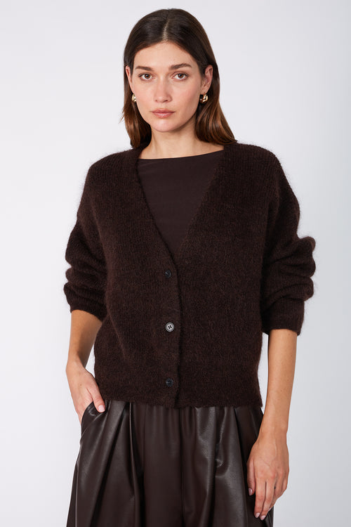 phase v cardi / espresso chocolate