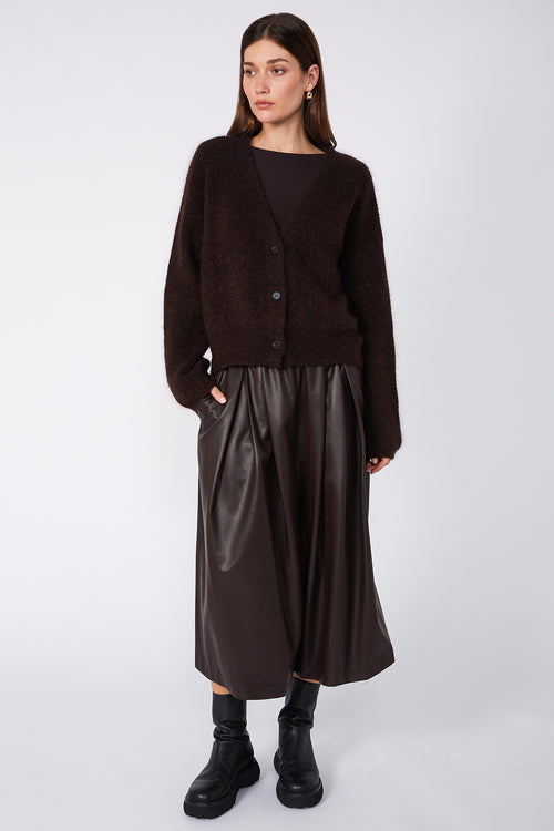 phase v cardi / espresso chocolate