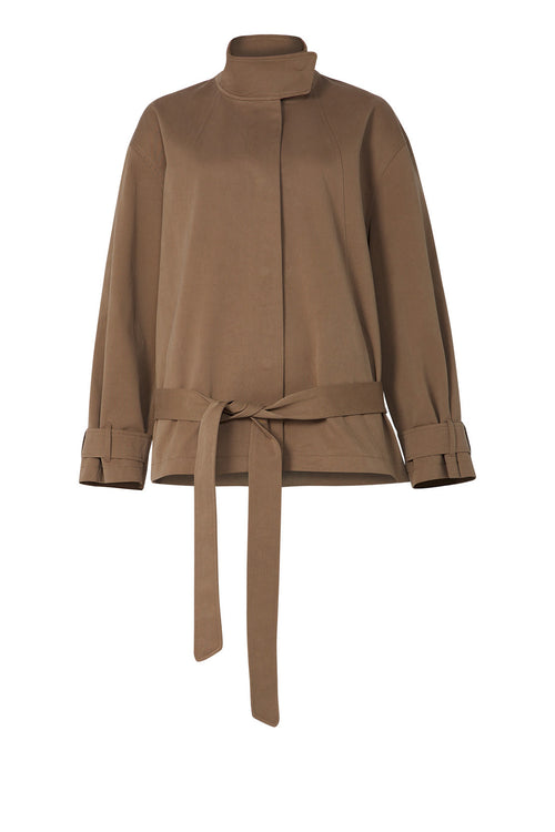 pilot jacket / mocha brown