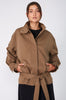 pilot jacket / mocha brown