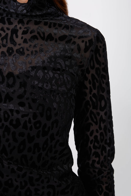 polo flocked skin / black flocked animal
