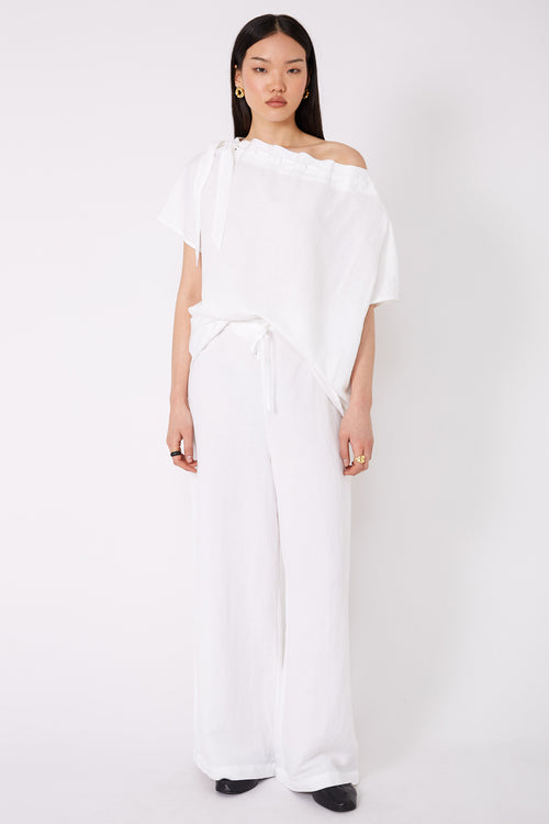 ranging pant / white