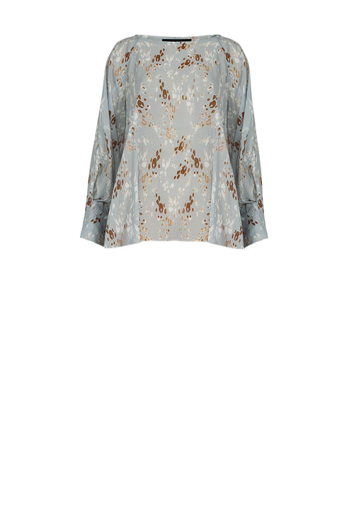 raven top / blue|tan scatter animal