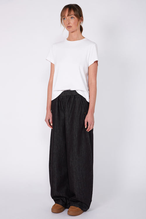 recede jean / black denim