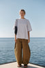 recede pant / burnished gold