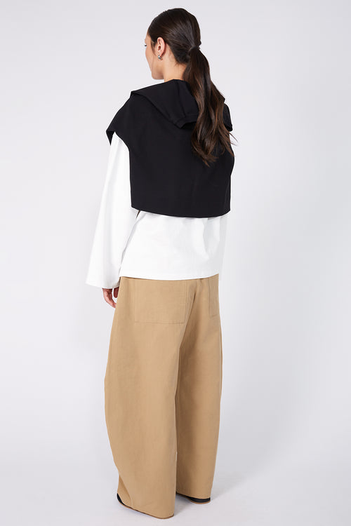 recede pant / camel