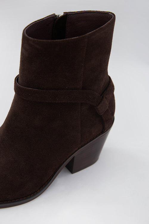 refine boot / dark chocolate