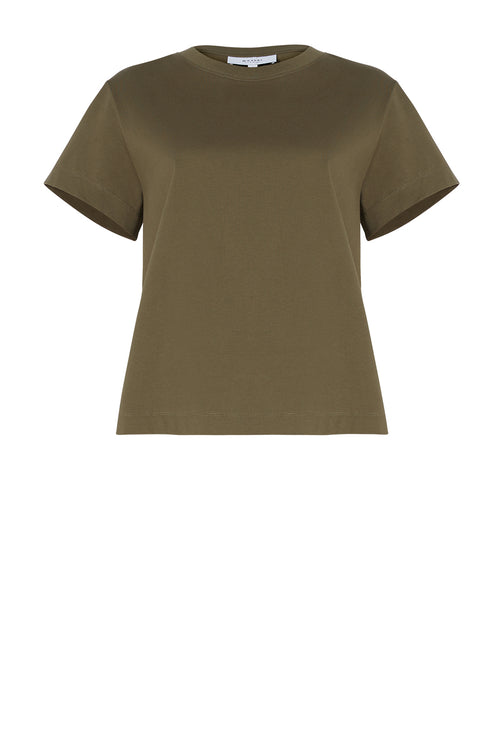 refine short sleeve tee / khaki