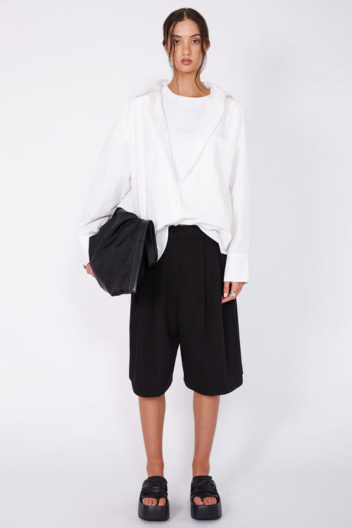 refine short sleeve tee / white