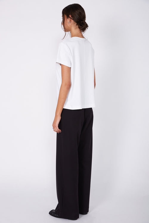 refine short sleeve tee / white
