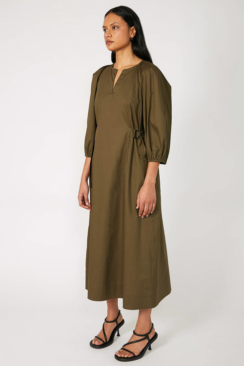 reflection dress / khaki