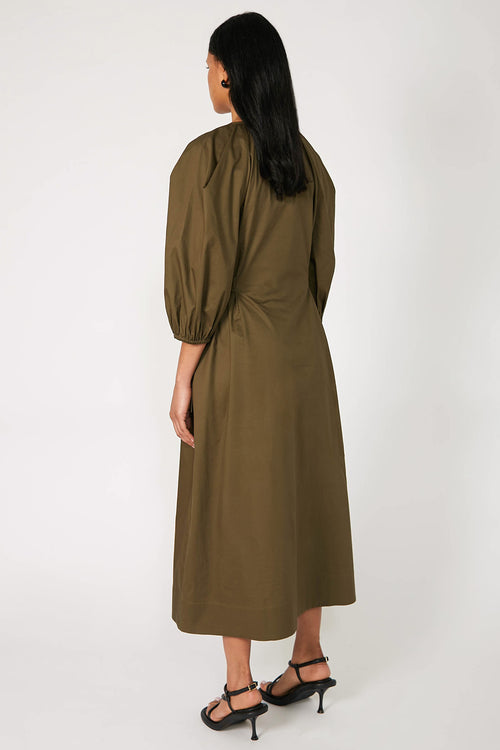 reflection dress / khaki