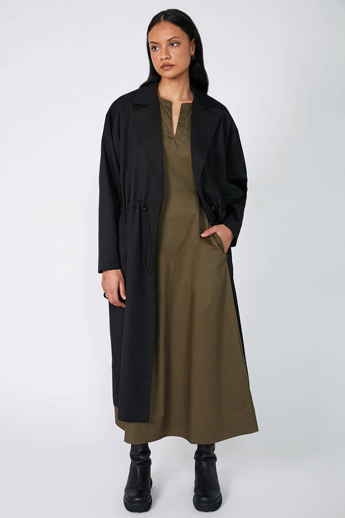 reflection dress / khaki