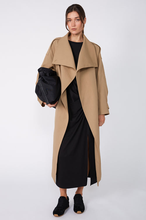 relive longsleeve dress / black