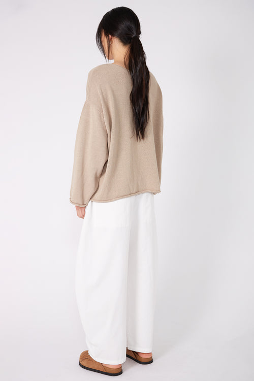 remit sweater / putty