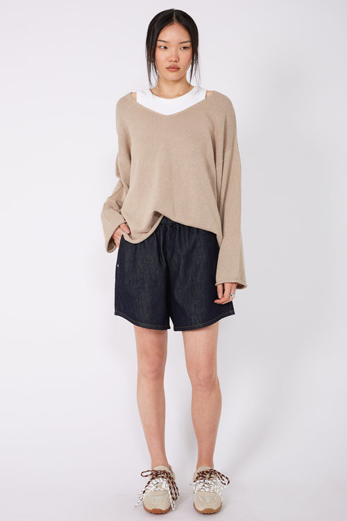 remit sweater / putty