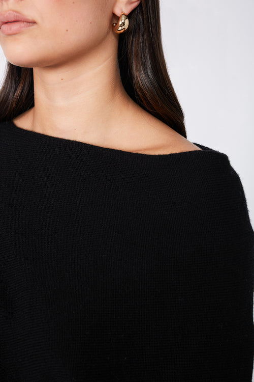 renounce sweater / black