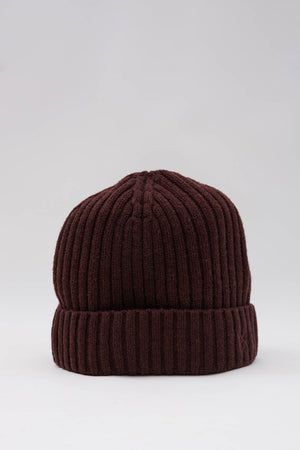 reply beanie / dark sangria red