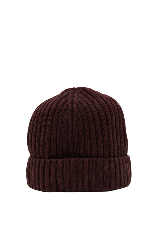 reply beanie / dark sangria red