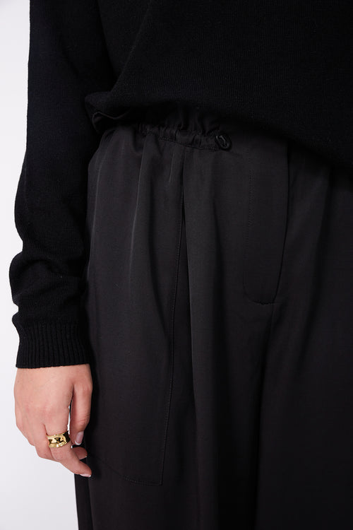 reverted pant / black