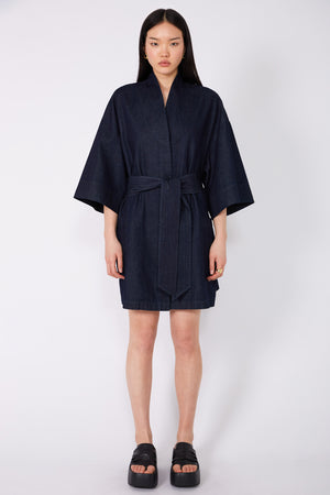 reward dress / dark indigo