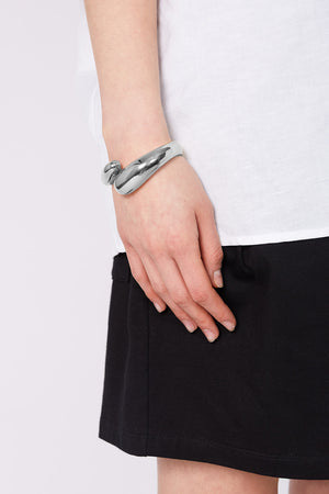ripple drop bracelet / silver