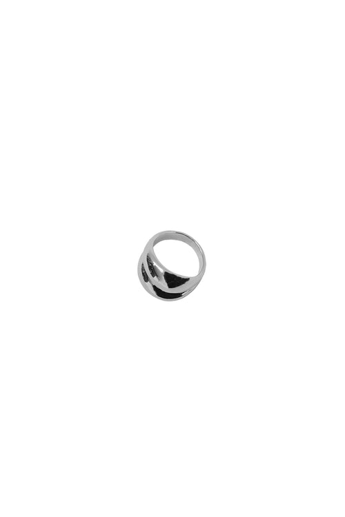 ripple dome ring / silver