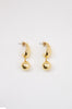 ripple drop earring / gold