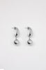 ripple drop earring / silver