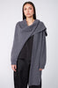 scarfie sleeve / charcoal marle