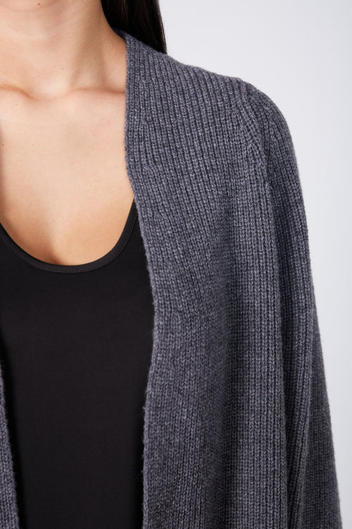 scarfie sleeve / charcoal marle