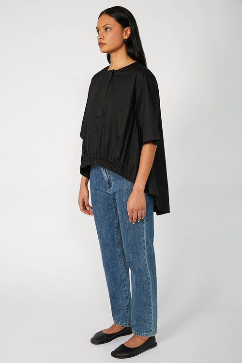 scope short sleeve top / black