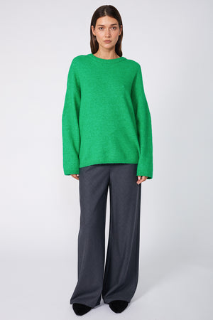 server sweater / bright green