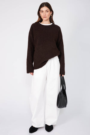 server sweater / espresso chocolate