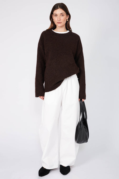 server sweater / espresso chocolate