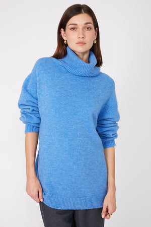 service sweater / cornflower blue marle
