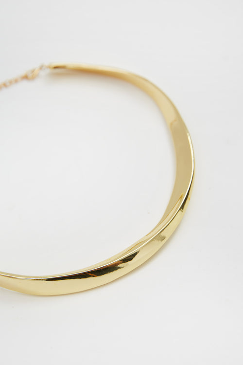 shifting neck cuff / gold