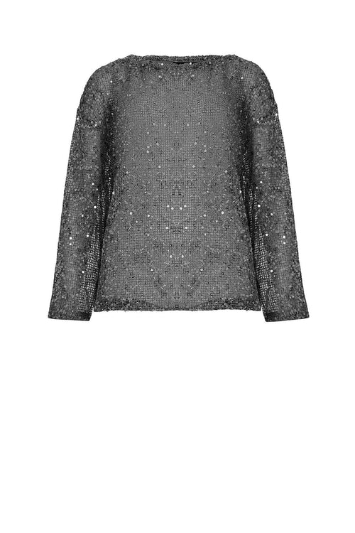 shimmered top / black shimmer