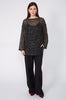 shimmered top / black shimmer
