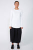 shy layering top / white