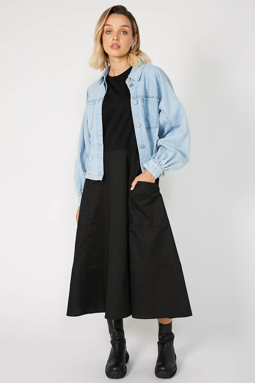 contend dress / black