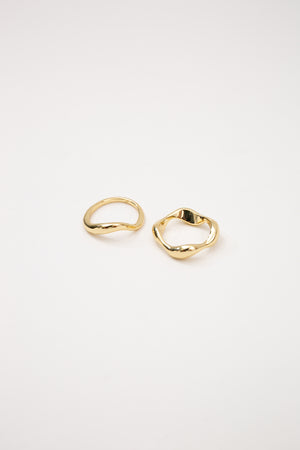 spate ring set / gold