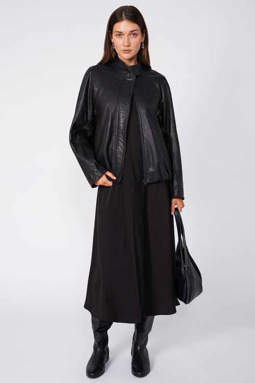 spatial dress / black