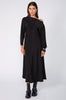 spatial dress / black
