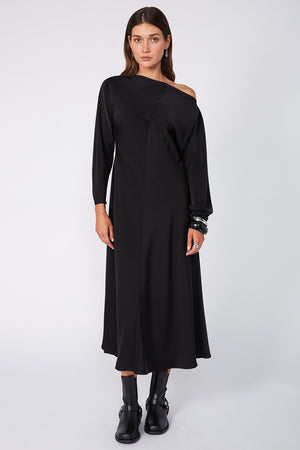 spatial dress / black