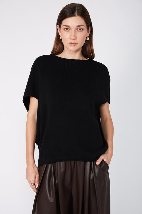 sphere sweater / black