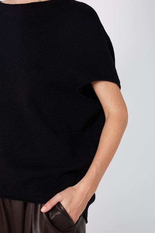 sphere sweater / black