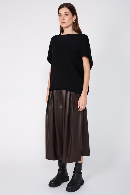 sphere sweater / black